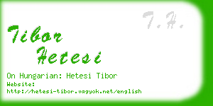 tibor hetesi business card